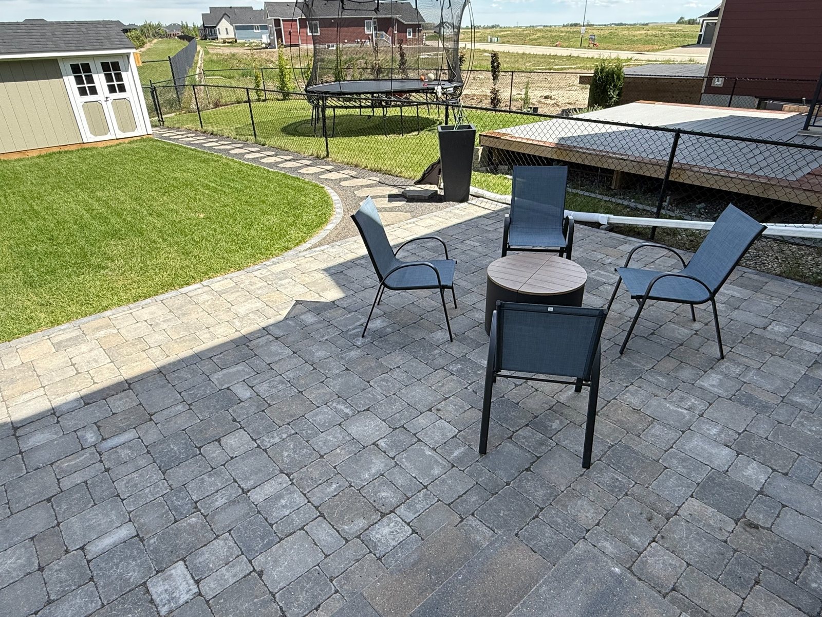 Paver Patio & Fire Pit