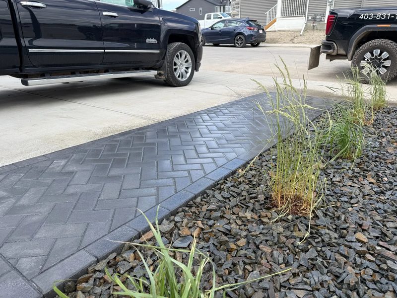 Paver Walkway & Driveway Detail - Calgary & Area